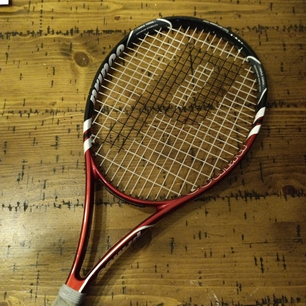Prince O3 Red Midplus Tennis Racquet 4 1/4 Grip 100 sq in 7T08B Red Black